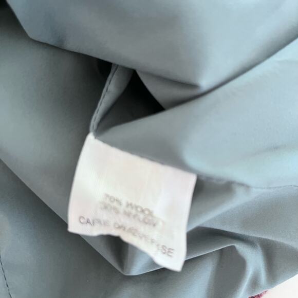 St. John Sport Plaid Wool Blend Floral Embroidered Collared Jacket Size Medium - Picture 12 of 15